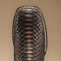 Rodeo Cartie Phyton Original Exotic Cowboy Western Boots–Shadow Gold - OriginalWestern.com
