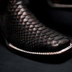 Rodeo Cartie Phyton Original Exotic Cowboy Western Boots–Shadow Gold - OriginalWestern.com