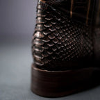 Rodeo Cartie Phyton Original Exotic Cowboy Western Boots–Shadow Gold - OriginalWestern.com