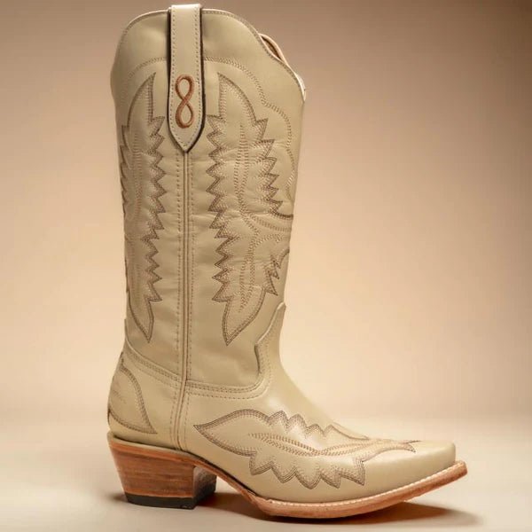 Rodeo Cartie Women´s AMELIA Western Boot–Ivory Elegance - OriginalWestern.com
