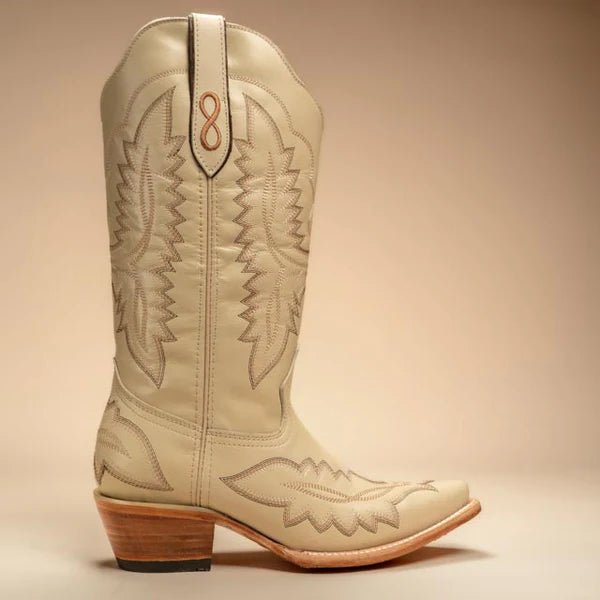 Rodeo Cartie Women´s AMELIA Western Boot–Ivory Elegance - OriginalWestern.com