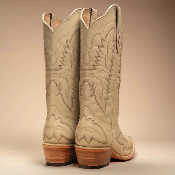 Rodeo Cartie Women´s AMELIA Western Boot–Ivory Elegance - OriginalWestern.com
