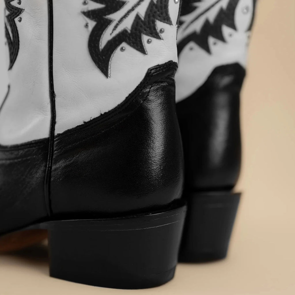 Rodeo Cartie Women´s Liz Women´s GOTHIC Womens Rodeo Boot Black and White - OriginalWestern.com