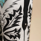 Rodeo Cartie Women´s Liz Women´s GOTHIC Womens Rodeo Boot Black and White - OriginalWestern.com
