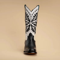 Rodeo Cartie Women´s Liz Women´s GOTHIC Womens Rodeo Boot Black and White - OriginalWestern.com