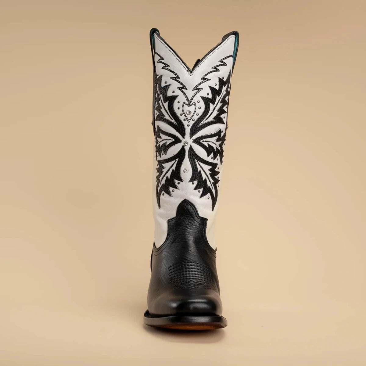 Rodeo Cartie Women´s Liz Women´s GOTHIC Womens Rodeo Boot Black and White - OriginalWestern.com