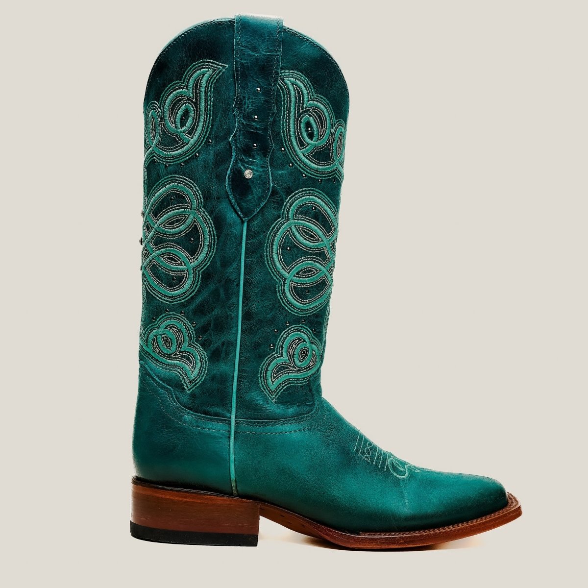 Rodeo Cartie Women´s Liz Women´s Rodeo Boots Earthly–Turquoise - OriginalWestern.com