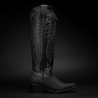 Rodeo Cartie Women´s Savage Belle Phyton Tribute Snip Toe Boot–Black - OriginalWestern.com