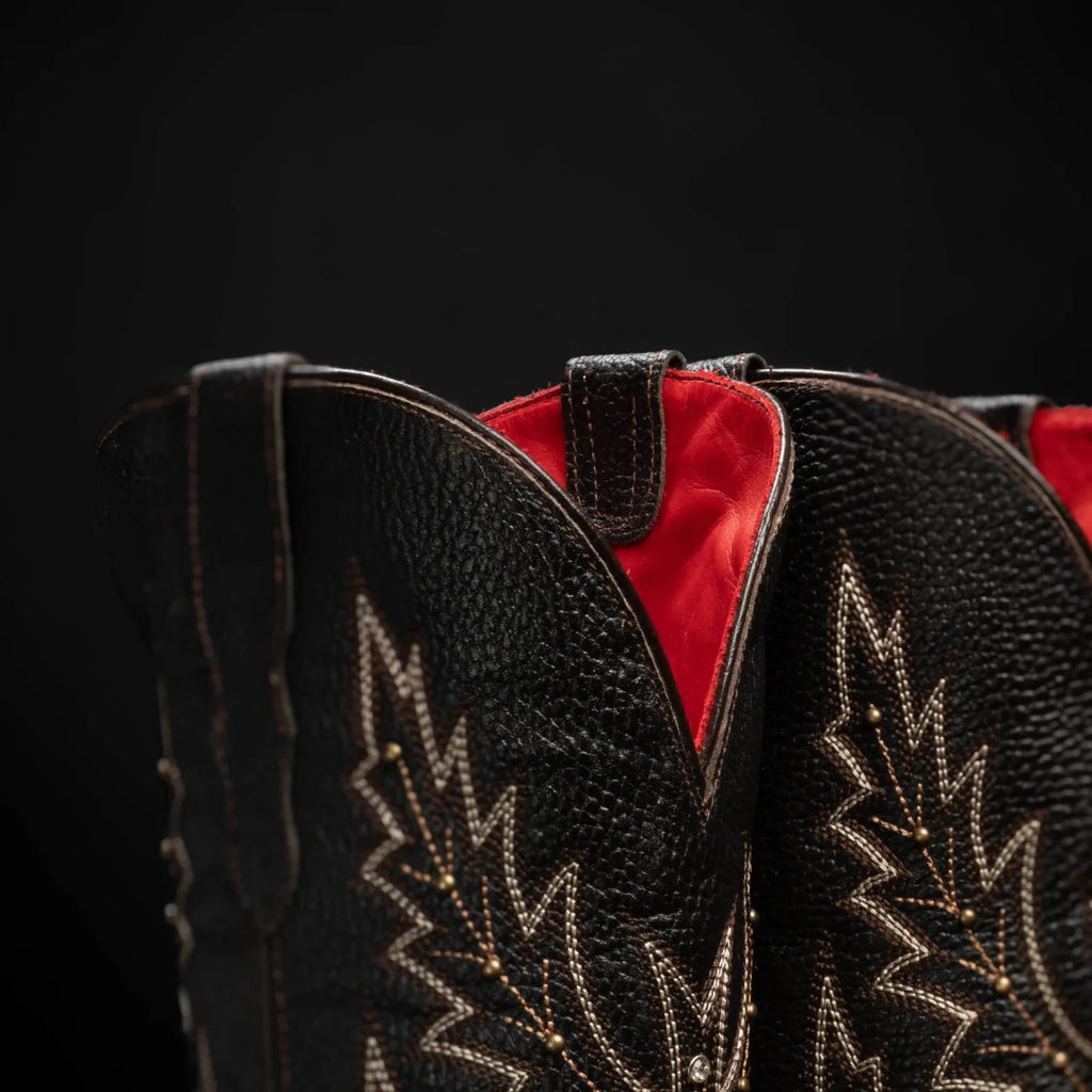 Rodeo Cartie Women´s Savage Belle Phyton Tribute Snip Toe Boot–Brown - OriginalWestern.com