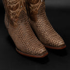 Rodeo Cartie Women´s Savage Belle Phyton Tribute Snip Toe Boot–Oryx - OriginalWestern.com