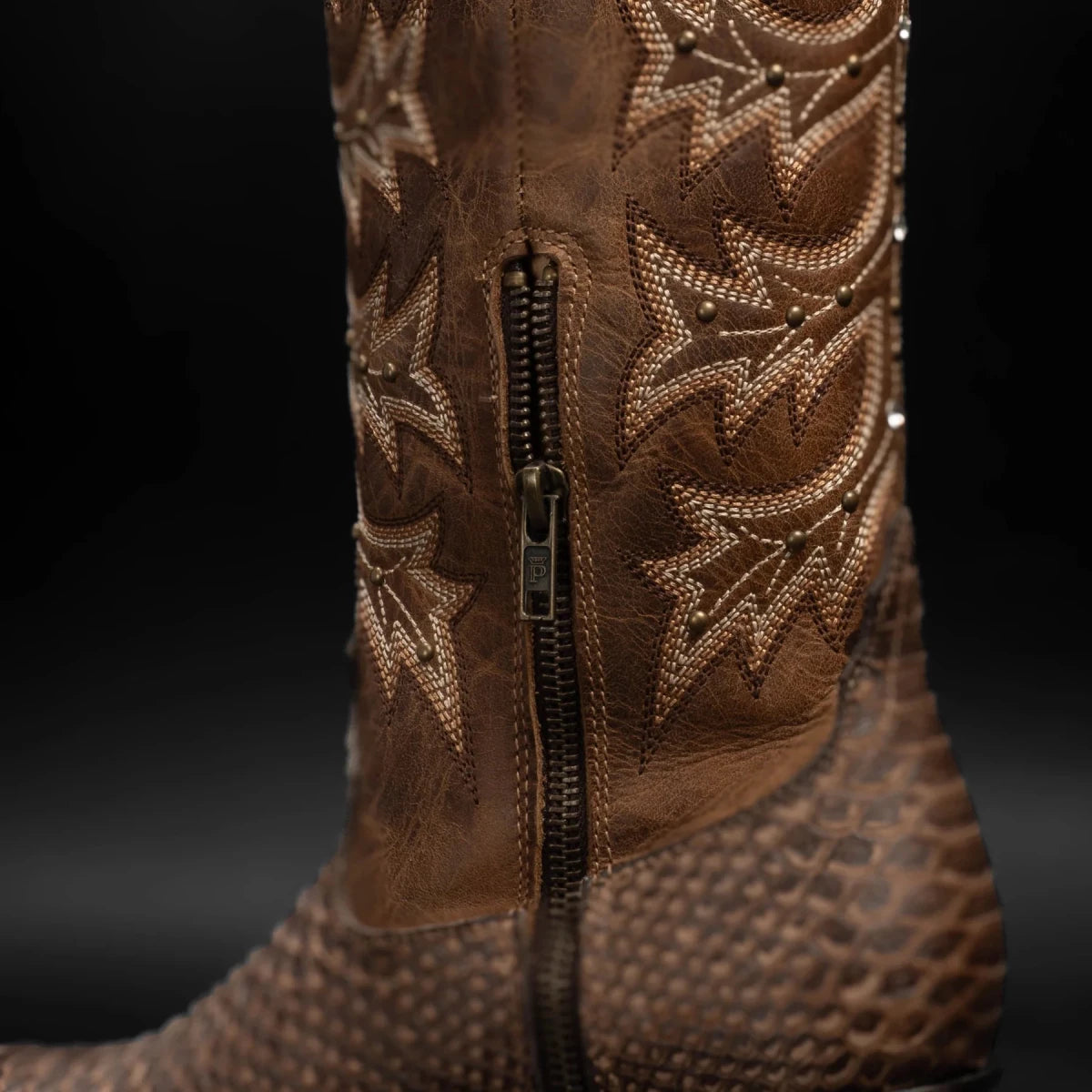 Rodeo Cartie Women´s Savage Belle Phyton Tribute Snip Toe Boot–Oryx - OriginalWestern.com