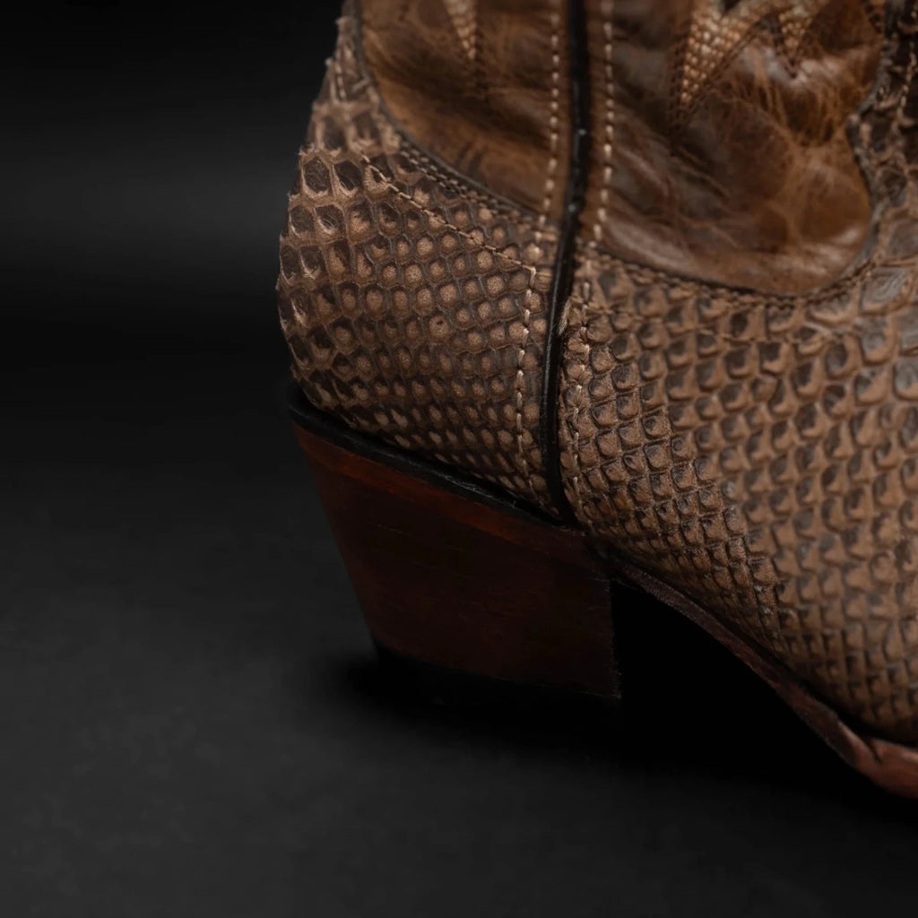 Rodeo Cartie Women´s Savage Belle Phyton Tribute Snip Toe Boot–Oryx - OriginalWestern.com