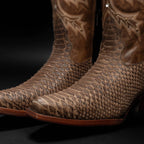 Rodeo Cartie Women´s Savage Belle Phyton Tribute Snip Toe Boot–Oryx - OriginalWestern.com