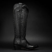 Rodeo Cartie Women´s Savage Belle Snip Toe Boots–Black - OriginalWestern.com