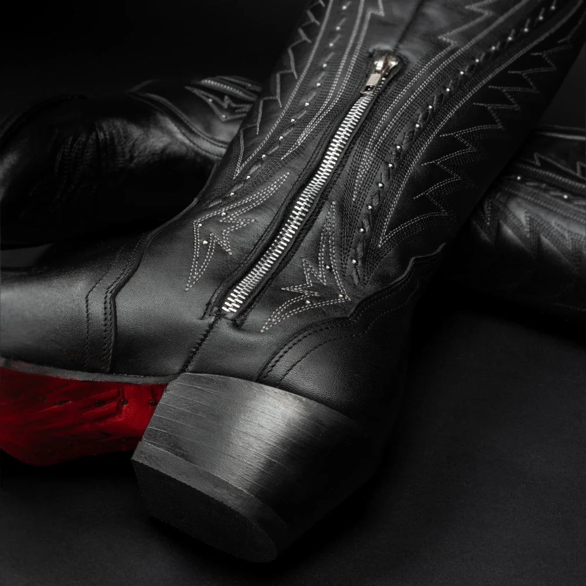 Rodeo Cartie Women´s Savage Belle Snip Toe Boots–Black - OriginalWestern.com