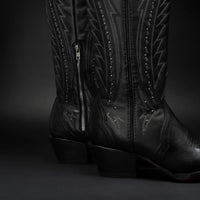 Rodeo Cartie Women´s Savage Belle Snip Toe Boots–Black - OriginalWestern.com