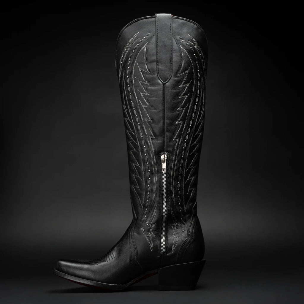 Rodeo Cartie Women´s Savage Belle Snip Toe Boots–Black - OriginalWestern.com