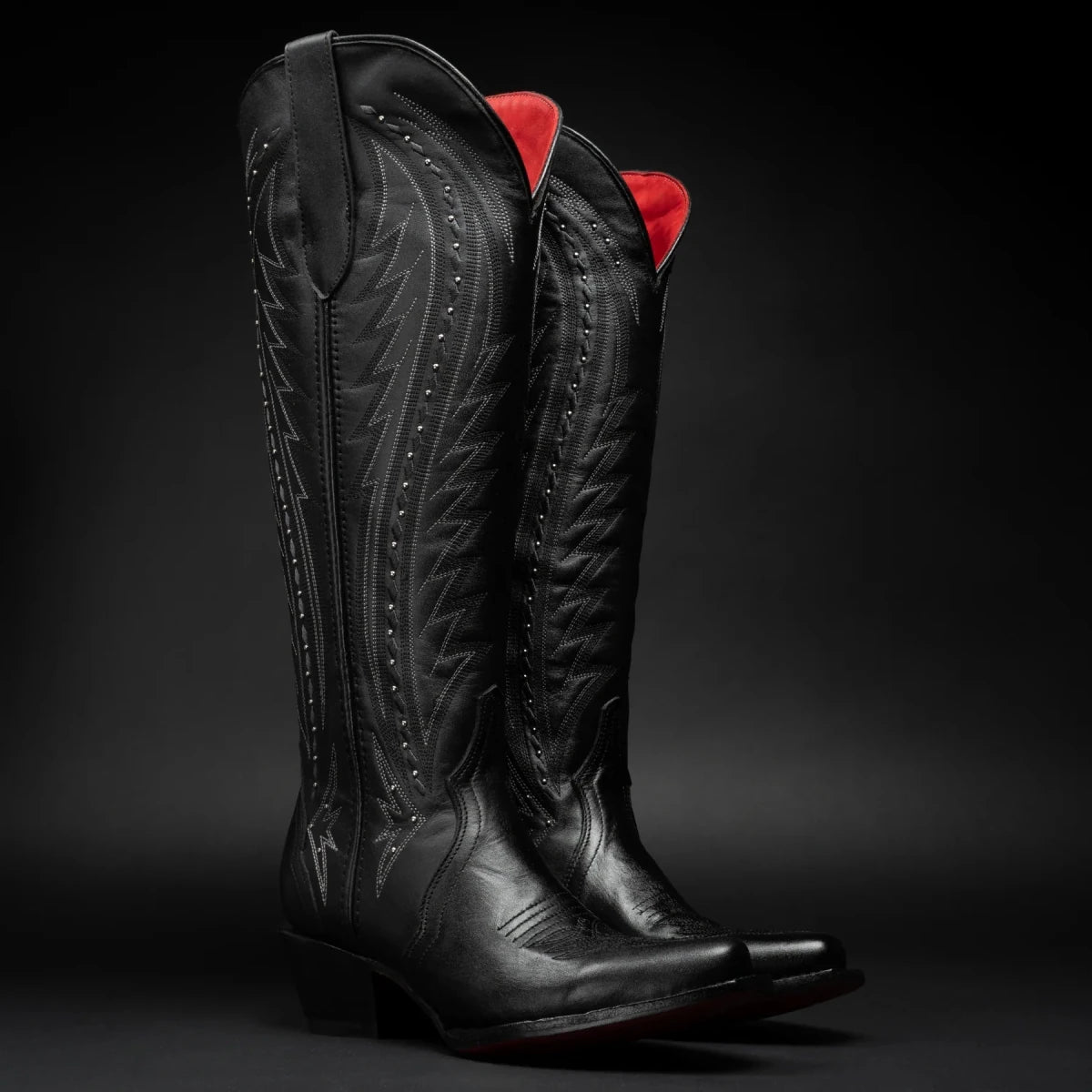 Rodeo Cartie Women´s Savage Belle Snip Toe Boots–Black - OriginalWestern.com