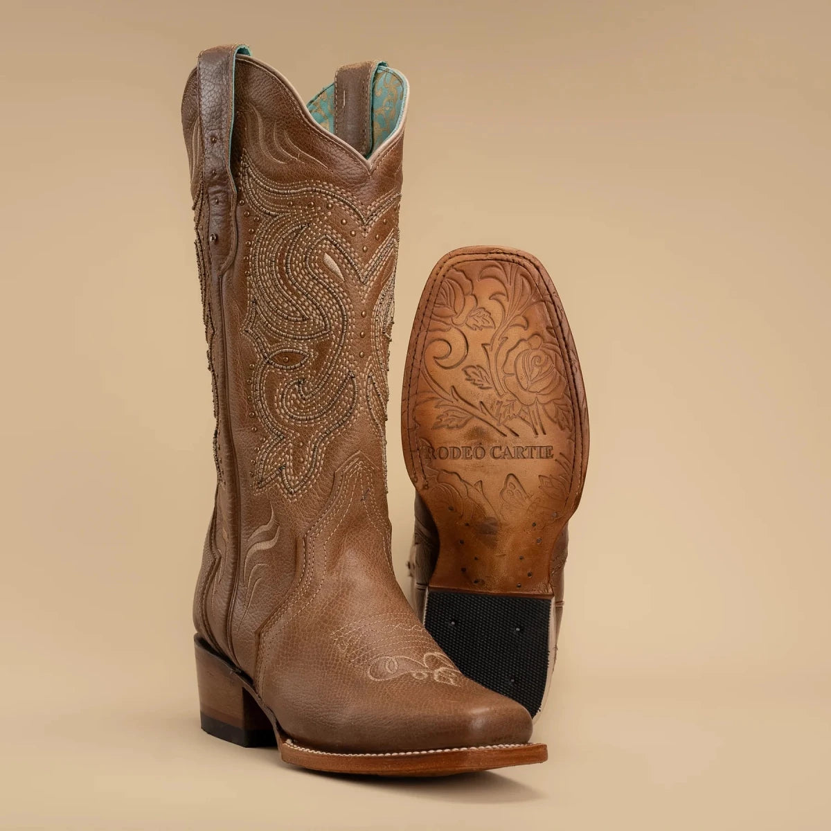 Rodeo Cartie Women´s Stephanie Rodeo Boot–Mocha - OriginalWestern.com