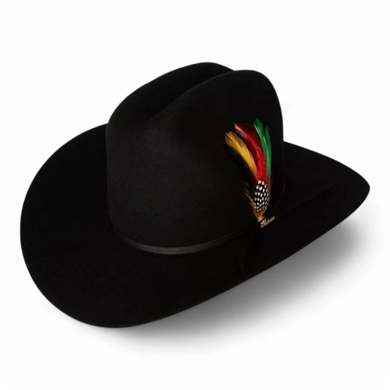 Men’s Morcon 20X Sinaloa Rancher (M-5) Style Western Cowboy Fur Felt Hat - Black