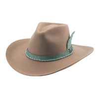 Bullhide Turning Point Khaki Western Cowboy Hat Wool Fet  3 3/4" Brim Unisex