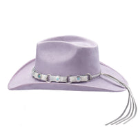 Bullhide FORTNIGHT 0875LI Lilac Faux Felt Cowboy Hat 3 1/2" Brim Fashion Western