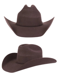 Texana El Senor de los Cielos 50X Marlboro Style Western Cowboy Felt Hat-Brown