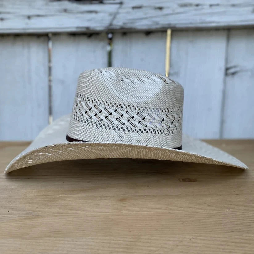 Sombrero Cuernos Chuecos 100X Renegado 3-Randas Style Western Cowboy Straw Hat