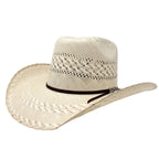 Sombrero Cuernos Chuecos 100X Renegado 3-Randas Style Western Cowboy Straw Hat