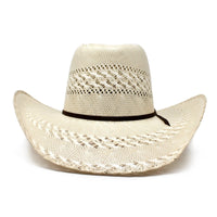 Sombrero Cuernos Chuecos 100X Renegado 3-Randas Style Western Cowboy Straw Hat