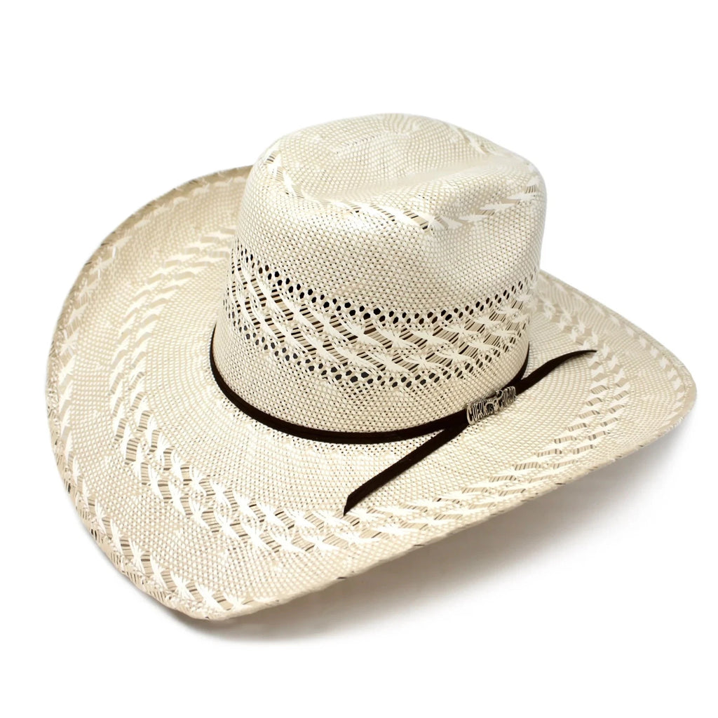 Sombrero Cuernos Chuecos 100X Renegado 3-Randas Style Western Cowboy Straw Hat