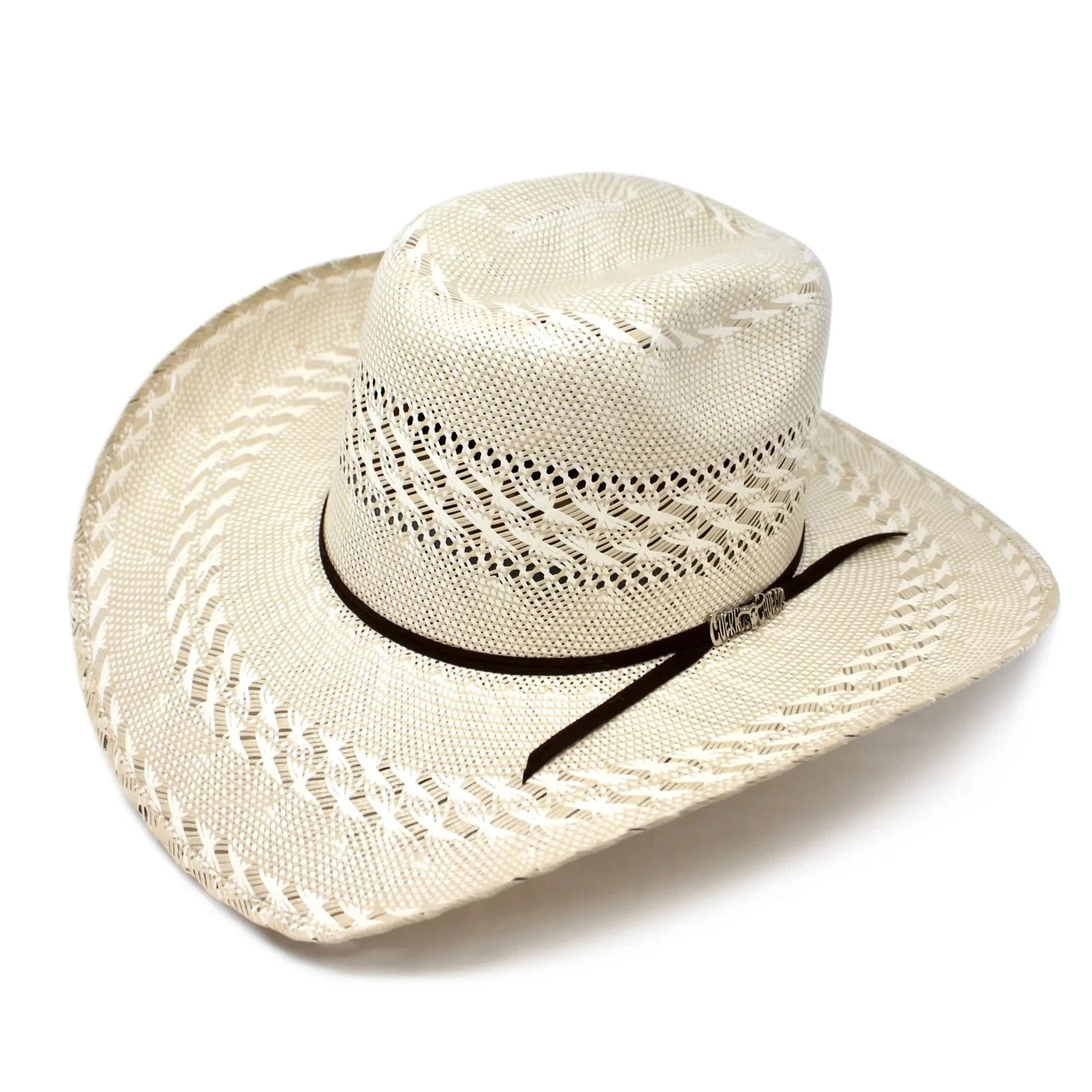 Sombrero Cuernos Chuecos 100X Renegado 3-Randas Style Western Cowboy Straw Hat