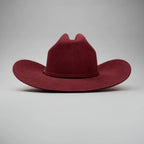 Texana 50X Sinaloa Style (50% Wool 50% Buffalo Fur) Western Cowboy Hat-Burgundy