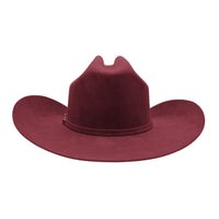 Texana 50X Sinaloa Style (50% Wool 50% Buffalo Fur) Western Cowboy Hat-Burgundy