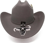 Cuernos Chuecos 6X Los Dos Carnales Style Cowboy Hat-Granite