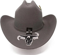 Cuernos Chuecos 6X Los Dos Carnales Style Cowboy Hat-Granite