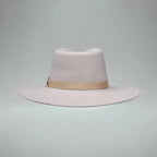 Fedora 50X Indiana Style (50% Wool 50% Buffalo Fur) Fur Felt Hat-Light Brown