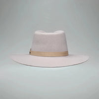 Fedora 50X Indiana Style (50% Wool 50% Buffalo Fur) Fur Felt Hat-Light Brown