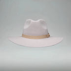 Fedora 50X Indiana Style (50% Wool 50% Buffalo Fur) Fur Felt Hat-Light Brown