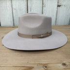 Fedora 50X Indiana Style (50% Wool 50% Buffalo Fur) Fur Felt Hat-Light Brown