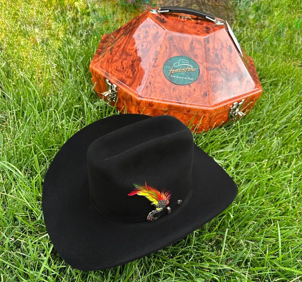 Tombstone 1000X Luxury Beaver Fur Felt Western Cowboy Hat El Patron Style