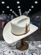 Cuernos Chuecos 300X Durango Style (Milano) Western Cowboy Shantung Straw Hat