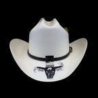 Cuernos Chuecos 300X Durango Style (Milano) Western Cowboy Shantung Straw Hat