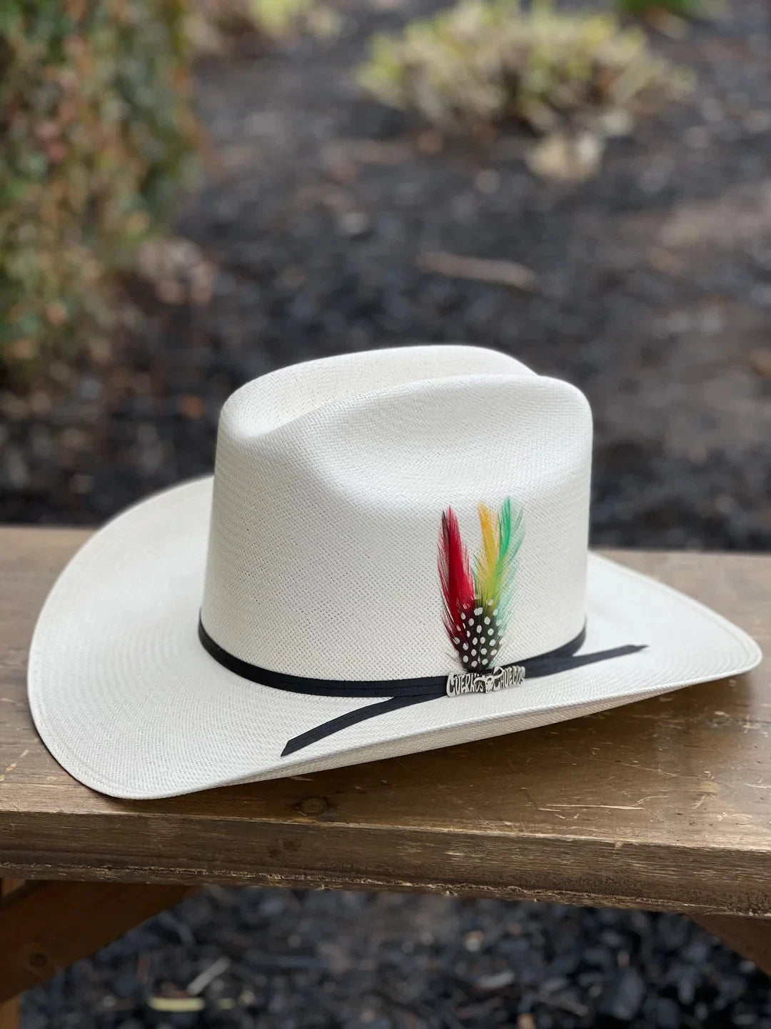 Cuernos Chuecos 100X Durango Style Western Cowboy Shantung Straw Hat