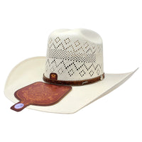 Tombstone 100X Ranger Diamond Minnick Style Western Cowboy Shantung Straw Hat