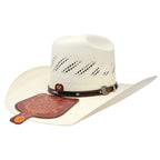 Tombstone 100X Ranger Randa Minnick Style Western Cowboy Shantung Straw Hat