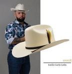 Men's Tombstone 1000X Carin Leon Style Western Cowboy Straw Hat