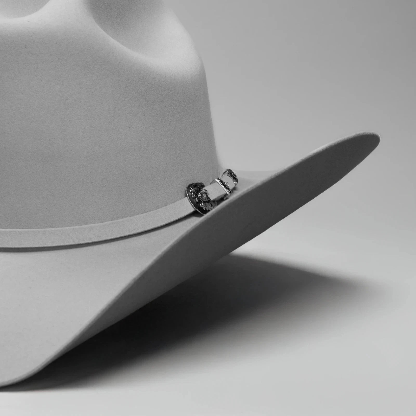 Texana 50X Sinaloa Style (50% Buffalo Fur 50% Wool) Western Cowboy Felt Hat-Gray