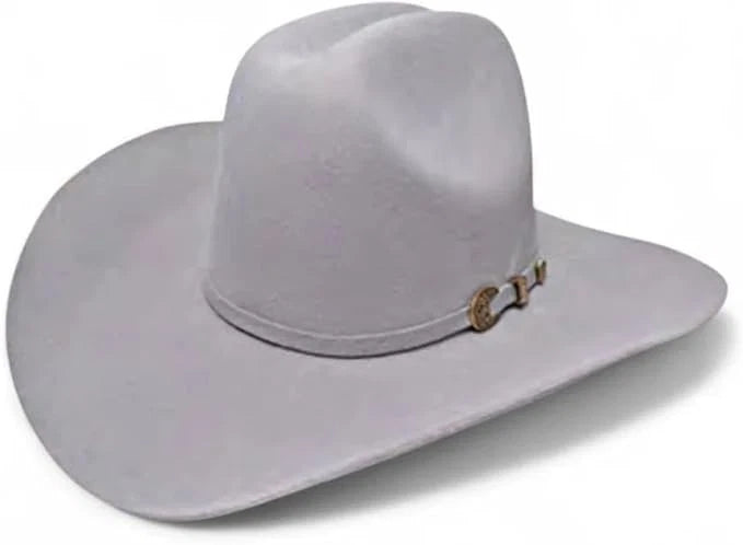 Tombstone 20X Sonora Style Western Cowboy Fur Felt Hat - Gray