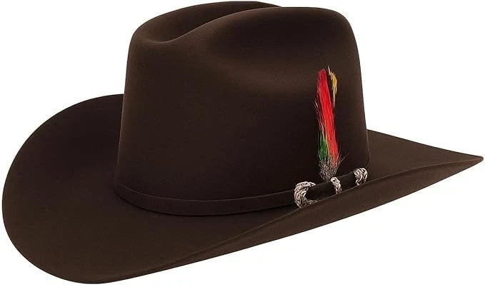 Tombstone 20X Marlboro Rancher Style Western Cowboy Fur Felt Hat - Chocolate Brown